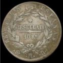 10 Reales (de Vellón Madrid Crowned M - SR)