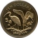 10 Dollars (Avifauna of Belize - Scarlet Ibis)