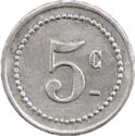 5 Centimes (Oyonnax Bellegarde (Ain) – Unions commerciales. No date)