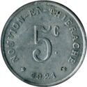 5 Centimes (Nouvion-en-Thiérache (Aisne) – Union Commerciale et Industrielle)