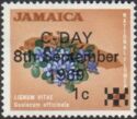 National Flower - Lignum Vitae overprinted and surcharged