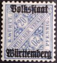 Overprint Volksstaat