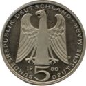 5 Mark (750 death year poet W. Von Der Vogelweide - D)