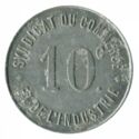 10 Centimes (Rochefort-sur-Mer (Charente-Inférieure) – Syndicat du Commerce et de l’Indus)