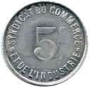 5 Centimes (Rochefort-sur-Mer (Charente-Inférieure) – Syndicat du Commerce et de l’Indust)