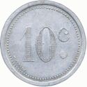 10 Centimes (Elbeuf (Seine-Inférieure) – Chambre de Commerce d’Elbeuf)