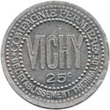 25 Centimes (Vichy (Allier) – Compagnie fermière de l’établissement thermal de Vichy)