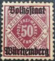 Overprint Volksstaat