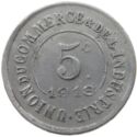 5 Centimes (Poissy (Seine-et-Oise) – Union du Commerce & de l’Industrie)