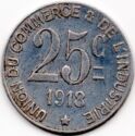 25 Centimes (Poissy (Seine et Oise). Union du Commerce)