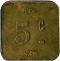5 Centimes (Grasse-(Alpes-Maritimes). Fourneau Economique Saint Vincent de Paul. No date)