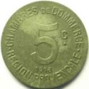 5 Centimes (Chambres de Commerce - Region Provençale. Essai aux quatre villes)