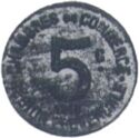 5 Centimes (Chambres de Commerce - Region Provençale. Essai aux quatre villes)