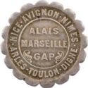10 Centimes (Chambres de Commerce - Region Provençale. Essai aux quatre villes)