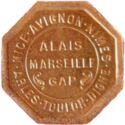 25 Centimes (Chambres de Commerce - Region Provençale. Essai aux quatre villes)