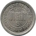 5 Centimes (Vichy (Allier) – Compagnie fermière de l’établissement thermal de Vichy)