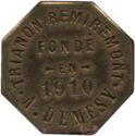 15 Centimes (Remiremont (Vosges) – Trianon Remiremont / A. Demesy. No date)