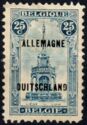 Overprint "ALLEMAGNE DUITSCHLAND" on Perron Liège - Luik