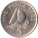 5 Pence (Yachts, Reduced size)