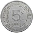 5 Centimes (Saint-Gaudens (Haute-Garonne) – Syndicat du Commerce et de l’Industrie)