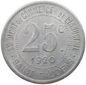 25 Centimes (Saint-Gaudens (Haute-Garonne) – Syndicat du Commerce et de l’Industrie)