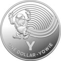 1 Dollar (The Great Aussie Coin Hunt - Letter Y - Yowie)