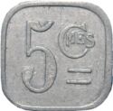 5 Centimes (Thaon-les-Vosges (Vosges) – Société coopérative. No date)