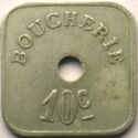10 Centimes (Thaon-les-Vosges (Vosges) – Société coopérative Boucherie. No date)