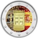 2 Euro (Mudejar Architecture of Aragón. Coloured 1)
