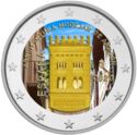 2 Euro (Mudejar Architecture of Aragón. Coloured 2)