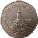 20 Pence (The 100th Ann. of the Lighthouse at Corbiere)
