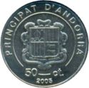 50 Cèntims (Pope John-Paul II)