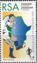Football Player and Map of Africa