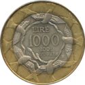 1,000 Lire (1700th of foundation of Republic of San Marino)