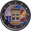 2 Euro (Mudejar Architecture of Aragón. Coloured 3)