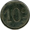 10 Centimes (Albi (Tarn) – Grand café Pontié. No date)