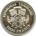 1,000 CFA Francs (XXVIII Summer Olympic Games 2004 Athens)
