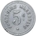 5 Centimes (Albert (Somme) – Comptoirs albertins. No date)