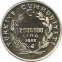2,500,000 Lira (Summer Olympic Games 2000 Sydney - Weight Lifting)