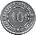 10 Centimes (Feuquières (Somme) – Quincaillerie Cavallier. No date)