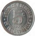 5 Centimes (La Clayette (Saône-et-Loire) – Union commerciale et industrielle)