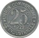 25 Centimes (La Clayette (Saône-et-Loire) – Union commerciale et industrielle)