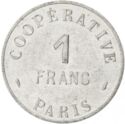 1 Franc (Paris (Seine) – Coopérative de l’Atelier des Monnaies et Médailles. No date)