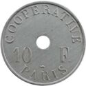 10 Francs (Paris (Seine) – Coopérative de l’Atelier des Monnaies et Médailles. No date)