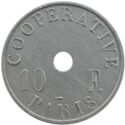 10 Francs (Paris (Seine) – Coopérative de l’Atelier des Monnaies et Médailles. No date)