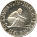 500 Dinara (1984 Winter Olympics - Downhill Skiing)