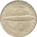 3 Reichsmark (Graf Zeppelin Flight - A, D, E, F, G, J)