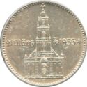 2 Reichsmark (1st Ann Nazi Rule - Potsdam Garrison Church)