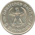2 Reichsmark (175th Anniv. poet Friedrich Schiller F)