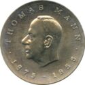 5 Mark (100th Birth anniversary of novelist Thomas Mann)